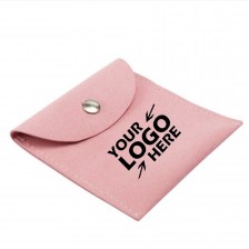 Velvet Pouch with Snap Button